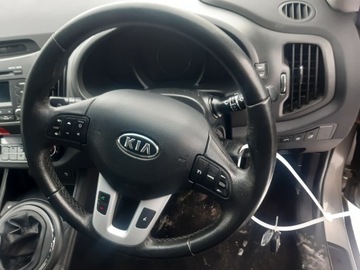 KIA SPORTAGE III 10-15 VOLANT KŮŽE MULTIFUNKČNÍ W-WA KPL PĚKNÝ