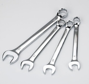 НАБОР КОМБИНИРОВАННЫХ КЛЮЧЕЙ 14 ШТ. ОТКРЫТЫЕ КЛЮЧИ CRV 8-24 мм В КОРПУСЕ