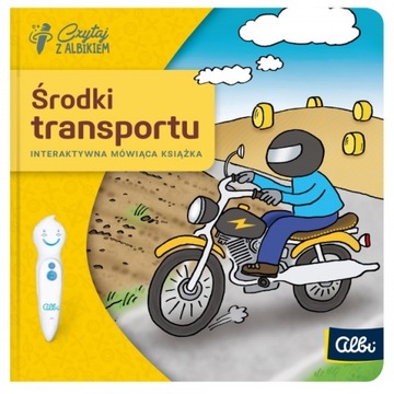 CZYTAJ Z ALBIKIEM ŚRODKI TRANSPORTU KSIĄŻKA ALBI 2+