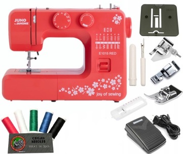 Maszyna do szycia Janome JUNO E1015 RED
