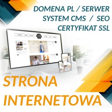 Strona internetowa Wordpress One Page www CMS /domena PL /serwer /SSL