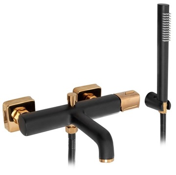 Bateria Wannowa Rea Salto Black Gold ze Słuchawką
