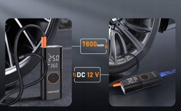 Электрический велосипедный насос Feegar, компрессор 12 В