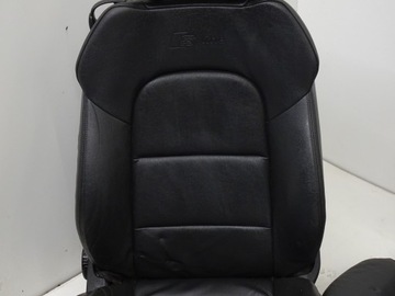 КОМПЛЕКТ СИДЕНИЙ, КОЖАНАЯ ОИВКА, AUDI A3 8P LIFT 3D/HB S-LINE