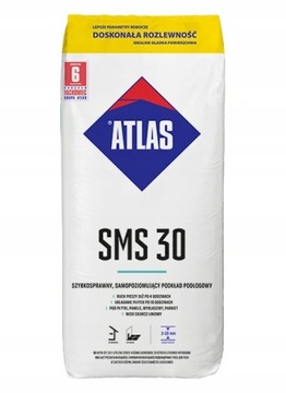 SMS 30 WYLEWKA SAMOPOZIOMUJĄCA 3-30MM 25KG ATLAS