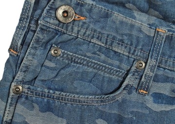 LEE spodnie ogrodniczki BLUE jeans BIB SHORT_ M