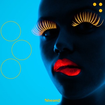 Ультрафиолетовый луч 18x 3W LED Blacklight Beamz