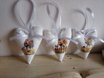 СЕРДЕЧКИ, СЕРДЕЧКИ ПЕТУШКИ, ВЫРЕЗНЫЕ КУЛОНЫ, набор 3 шт.