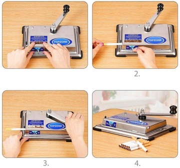 РУЧНАЯ ПОРШНЕВАЯ МАШИНА ДЛЯ НАПОЛНЕНИЯ СИГАРЕТ, TILZ, СТАЛЬНАЯ НАПОЛНИТЕЛЬНАЯ МАШИНА