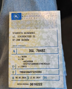 Skoda Kamiq Crossover 1.5 TSI 150KM 2024 Skoda Kamiq 2024r, 1.5 Benzyna. AUTOMAT. Uszkodzona. Poobijana. 1.5 Benzyna, zdjęcie 16