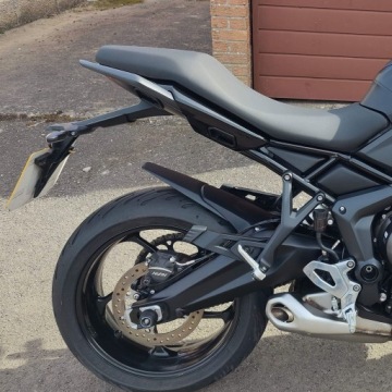 Расширение крыла пирамиды Matte Black Triumph Tiger Sport 660 2022-Акту