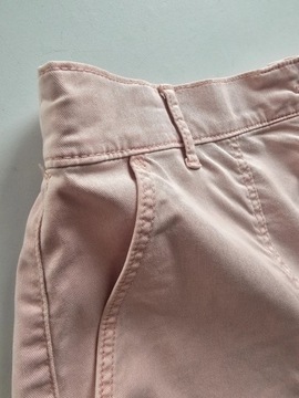 M&S spodnie różowe jogger cargo casual 44