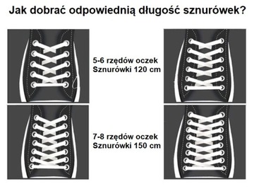 Z278 Шнурки TREKKING черные круглые 120