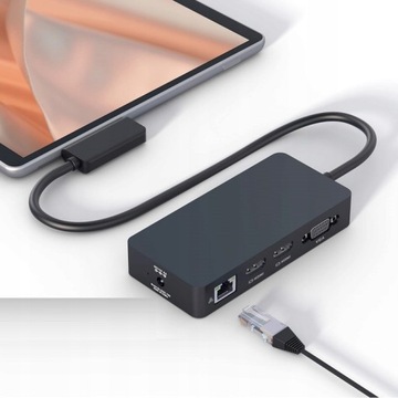Stacja dokująca Microsoft Surface Docking Station 12w1 HDMI USB-C RJ45