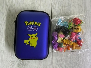 Коллекция фигурок Pokemon Pikachu, 24 штуки + футляр