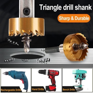 5 sztuk frez otwieracz zestaw wierteł stal szybkot