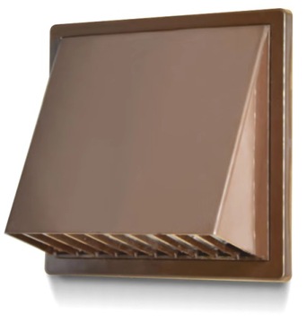 KRATKA WENTYLACYJNA/WYLOT Z OKAPEM 170*170,FI 150, BRĄZ 02-370BR AIR ROXY