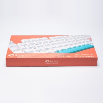 AKKO Keycaps Red Fuji — Набор клавишных колпачков PBT JDA (161 клавиша)