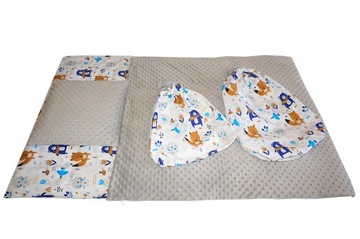 ŚPIWÓR KOŁDERKA POŚCIEL DO PRZEDSZKOLA + WORECZKI