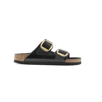 Birkenstock Klapki Damskie Arizona Big Buckle High Shine Black 40