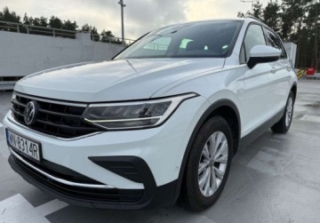 Volkswagen Tiguan II SUV Facelifting 2.0 TDI 150KM 2022 Volkswagen Tiguan salon PL FV VAT 23 manualna skrzynia biegow bezwypadk