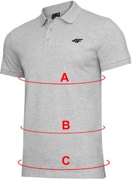 Koszulka Polo Męska 4F M129 Bawełniana Polówka T-shirt Limitowana XXL