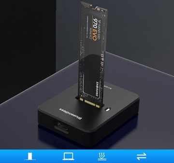 Отсек для адаптера SSD NVME/SATA Диск M.2 USB-C SD03A