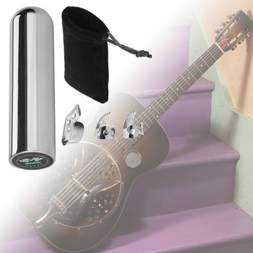 Портативная прочная стальная гитарная палочка с медиаторами.