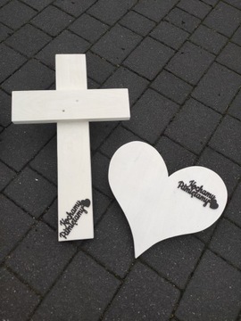 Крест 55см деревянный орнамент на могилу матери, деревянная композиция, украшение