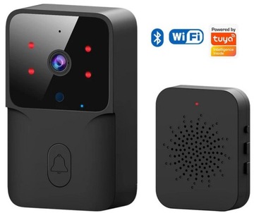 WIDEODOMOFON WIFI DOMOFON FULL HD + DZWONEK TUYA Wbudowany akumulator