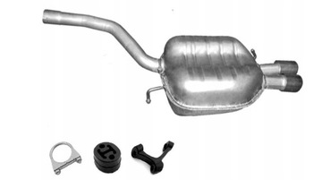 Tłumik końcowy VW Passat B6 poj.1,8TSi +2,0FSi +1,9+2,0TDi+zestaw