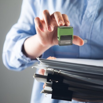 WAGRAF B2s ШТАМП ДЛЯ 4 СТРОК НАЗВАНИЕ КОМПАНИИ ОФИСНЫЙ ДИЗАЙН + ЛАСТИК