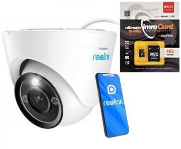 Kamera Reolink RLC-833A 8MP Poe Zewnętrzna+KARTA64