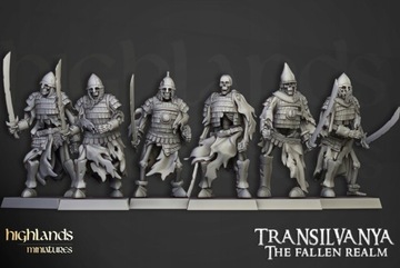 Skeleton Boyar Guard Sword Highlands Miniatures