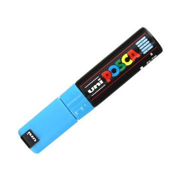 Marker z farbą plakatową niebieski UNI POSCA PC-7M