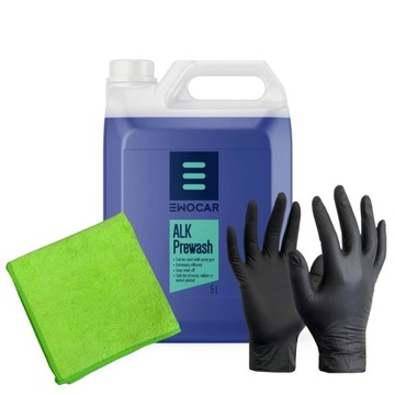 Ewocar ALK Prewash 5L + mikrofibra i rękawiczki GRATIS