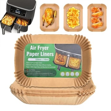 500x Wkład PAPIEROWY frytkownicy beztłuszczowej papierowy papier pieczenia