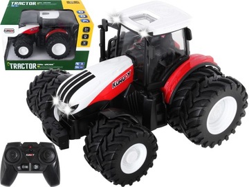 TRAKTOR Zdalnie Sterowany na Pilota 8 Kół Farma Skala 1:24 Akumulator