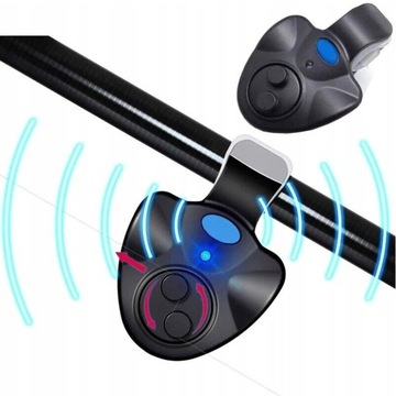 2X СИГНАЛИЗАЦИЯ ПОКЛЕВКИ ДЛЯ РЫБАЛКИ ЗВУКОВАЯ СИГНАЛИЗАЦИЯ СО СВЕТОДИОДОМ