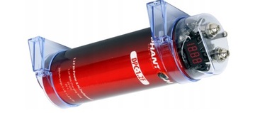 Phantom DPC-1.2F - Автомобильный конденсатор 1.2F до 700 Вт RMS ЖК-ВОЛЬТМЕТР