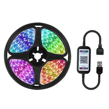 Taśma LED USB zmienia kolor światła Bluetooth