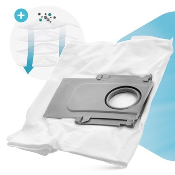 5x сумок для станции ROBOROCK S7 MaxV Ultra Q7+ Q7 Max+ S8 Pro S8+