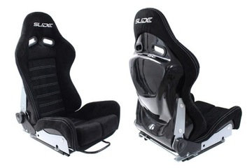 FOTEL SPORTOWY SLIDE X3 ZAMSZ BLACK M