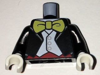 Lego Nowy Tors Black Czarny Frak Mucha dis019 Mickey Mouse 973pb2431c01