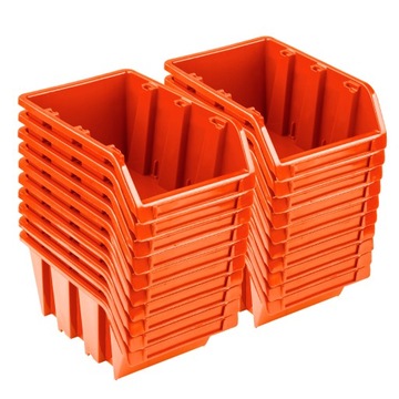Pojemnik Magazynowy 20x Organizer NP4 ORANGE