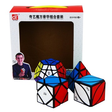 Zestaw QiYi Megaminx + Pyraminx + Skewb + Ivy Cube