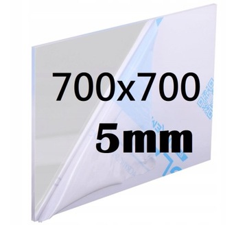 PLEKSI / PLEXI / PLEKSA / PLEXA na wymiar 70cm x 70cm x 5mm PŁYTA BEZBARWNA