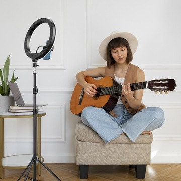 RGB LED КОЛЬЦО ДЛЯ СЕЛФИ КОЛЬЦОВАЯ ЛАМПА ДИСТАНЦИОННЫЙ ШТАТИВ + ДЕРЖАТЕЛЬ ДЛЯ ТЕЛЕФОНА 21