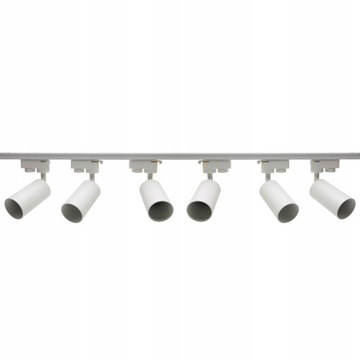 Zestaw Szynoprzewód szyna 2m + 6x SPOT na GU10 LED