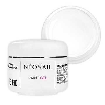 NEONAIL Żel do zdobień Paint Gel UV/LED WHITE ROSE 5 ml